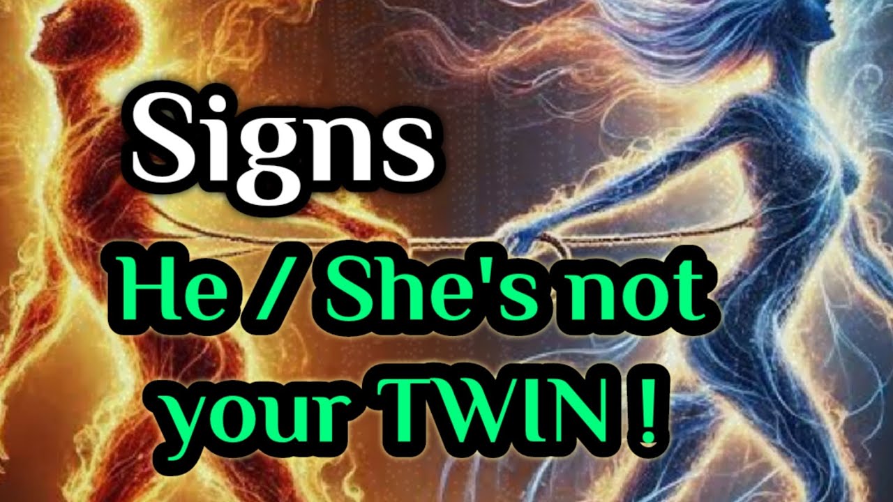 Signs 🤔that you are not 👉🏻DEALING with a TWIN !!?? 🤔☯️🐦‍🔥♥️