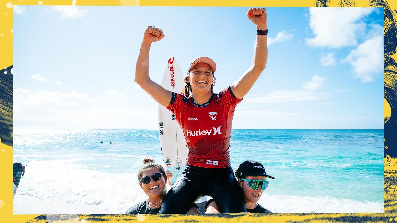 Molly Picklum Claims Maiden CT Victory, Yellow Leaders Jersey At Sunset Beach