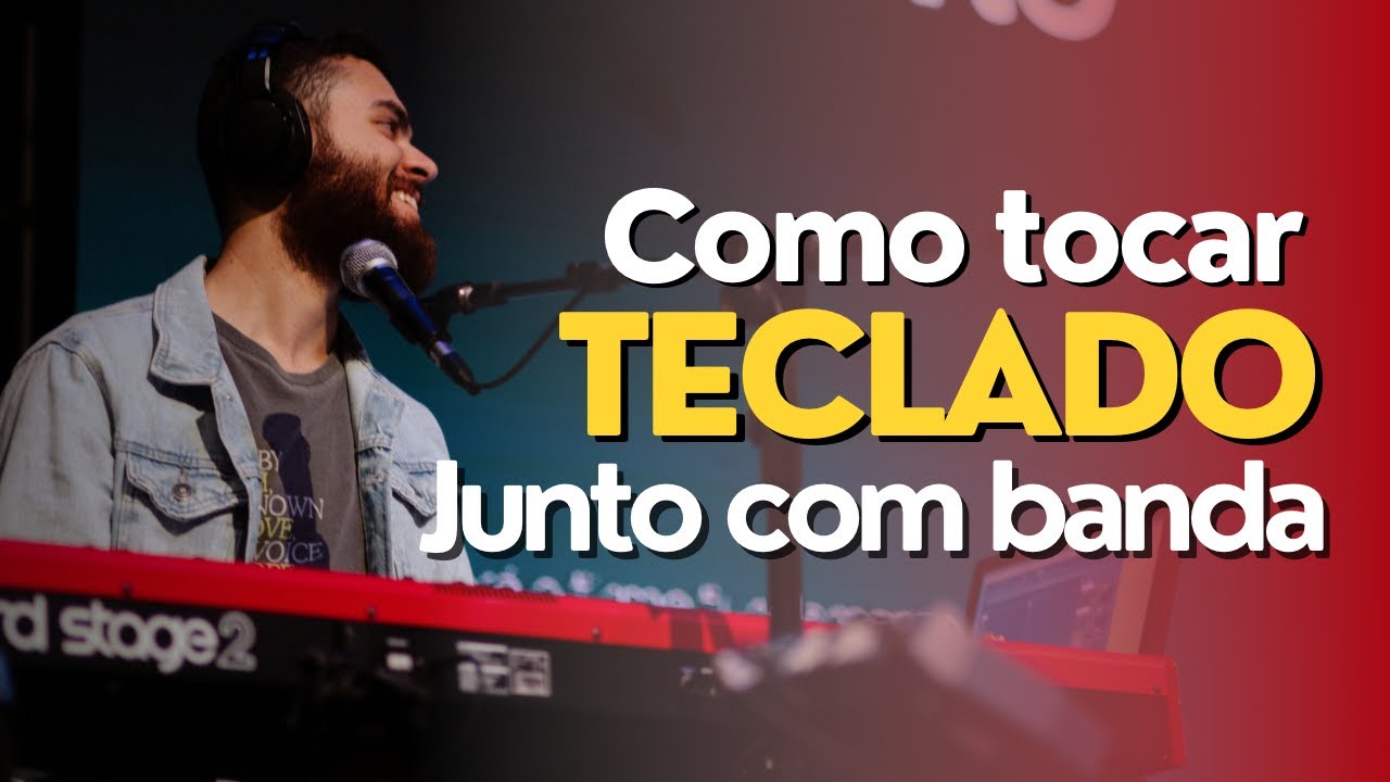 COMO TOCAR TECLADO SEM EMBOLAR COM A BANDA?