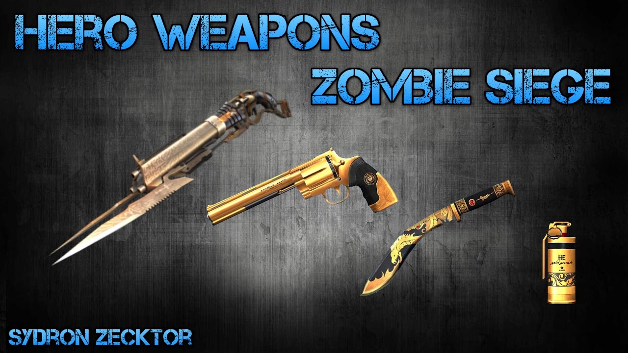 HERO WEAPONS ZOMBIE SIEGE | Global Strike