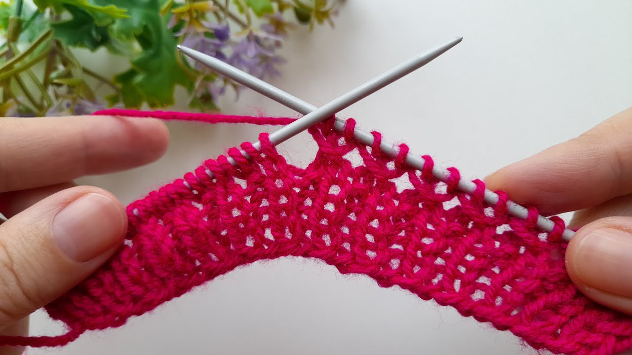 🔥Very unique knitting stitch! Easy and Beautiful Knitting Pattern