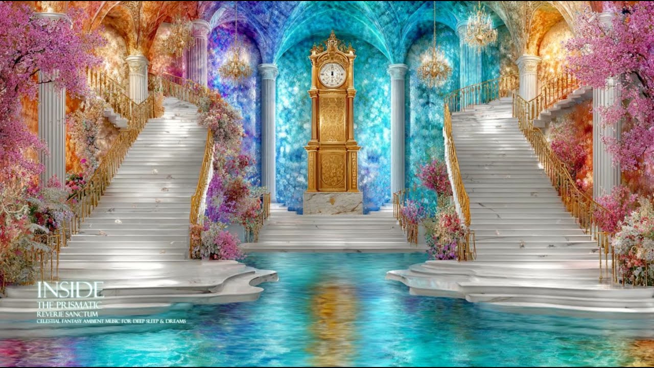Inside the Prismatic Reverie Sanctum | Celestial Fantasy Ambient Music for Deep Sleep & Dreams