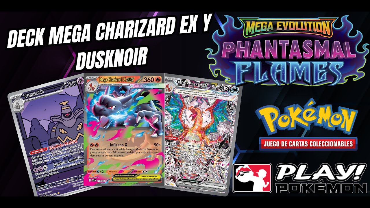 Mega Charizard EX es invatible junto con Dusknoir