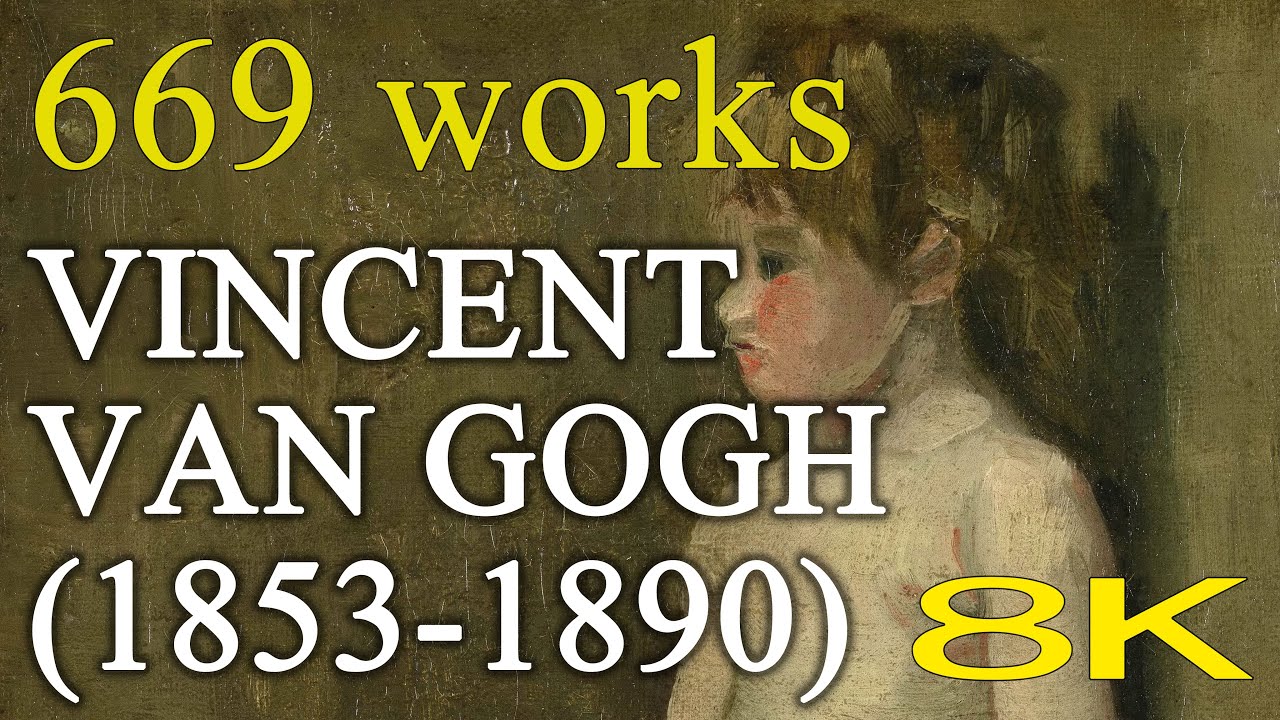 8K VIDEO | Vincent van Gogh : Suicide by gunshot | painting collection