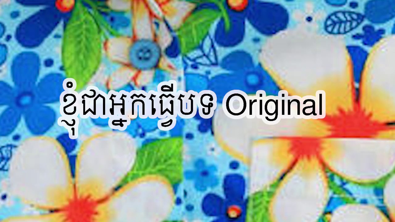 Sievphin Chong   ខ្ញុំជាអ្នកធ្វើបទ Original Short Lyric