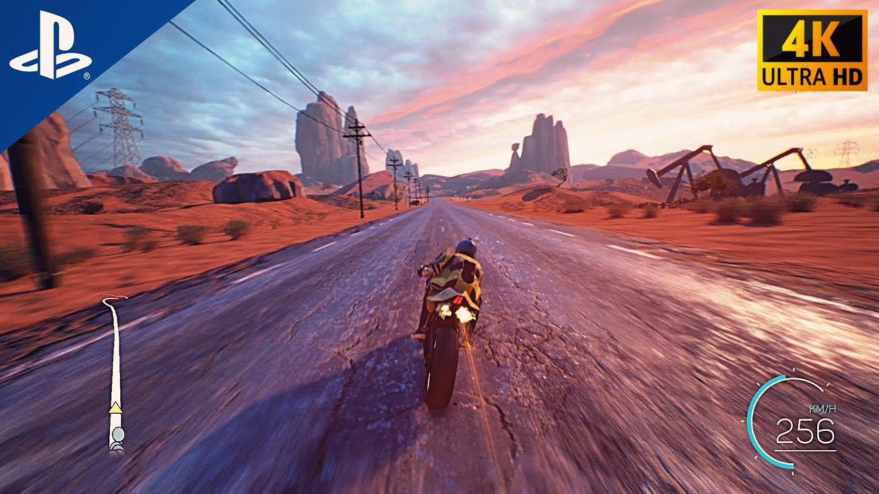 Moto Racer 4 (ARCADE RACING FUN) - PS5 [4K Ultra HD] Gameplay