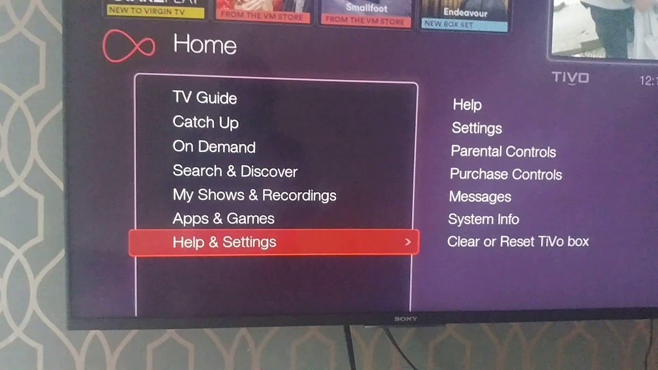 Virgin Media Box Disable Suggested Recordings , how to disable suggestive recording