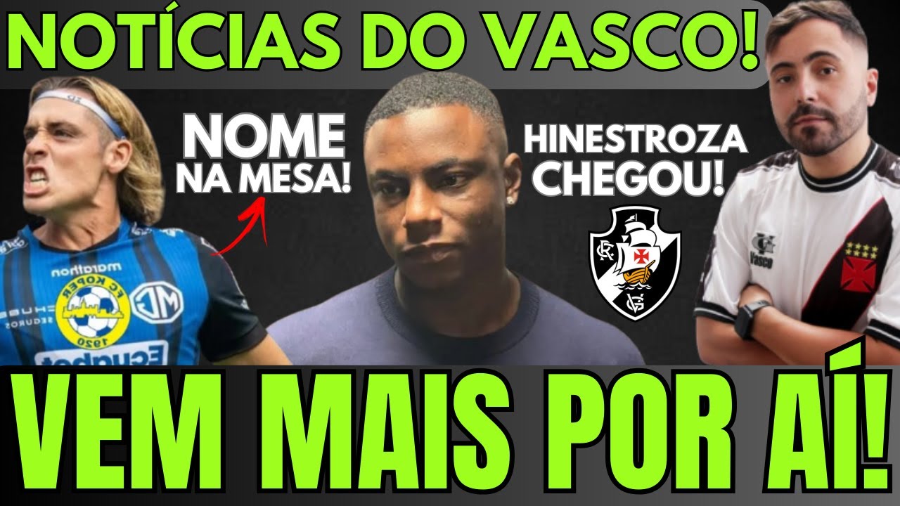 VEM MAIS POR AÍ! NOVO ATACANTE CHEGOU E VASCO PODE FECHAR COM MATADOR ARGENTINO!