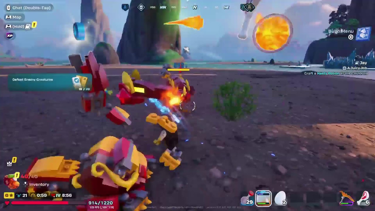 Playing lego NINJAGO