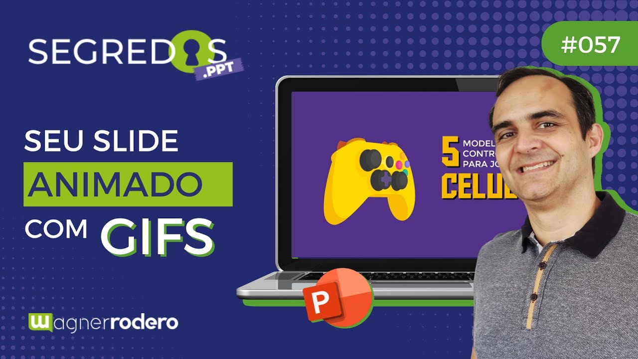 Aprenda a usar GIFs ANIMADOS nos seus slides e faça APRESENTAÇÕES IMPACTANTES | SEGREDOS.PPT # 057