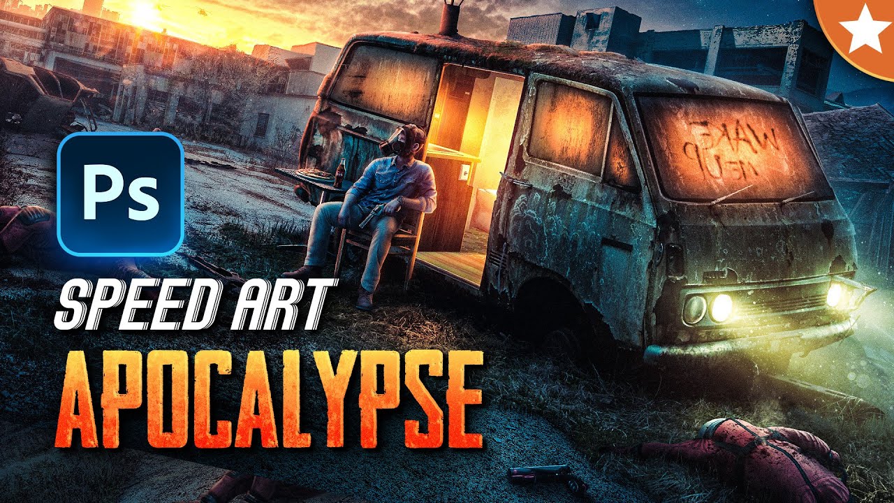 Апокалипсис | Photoshop Speed ​​Art [ИСТОРИЯ]