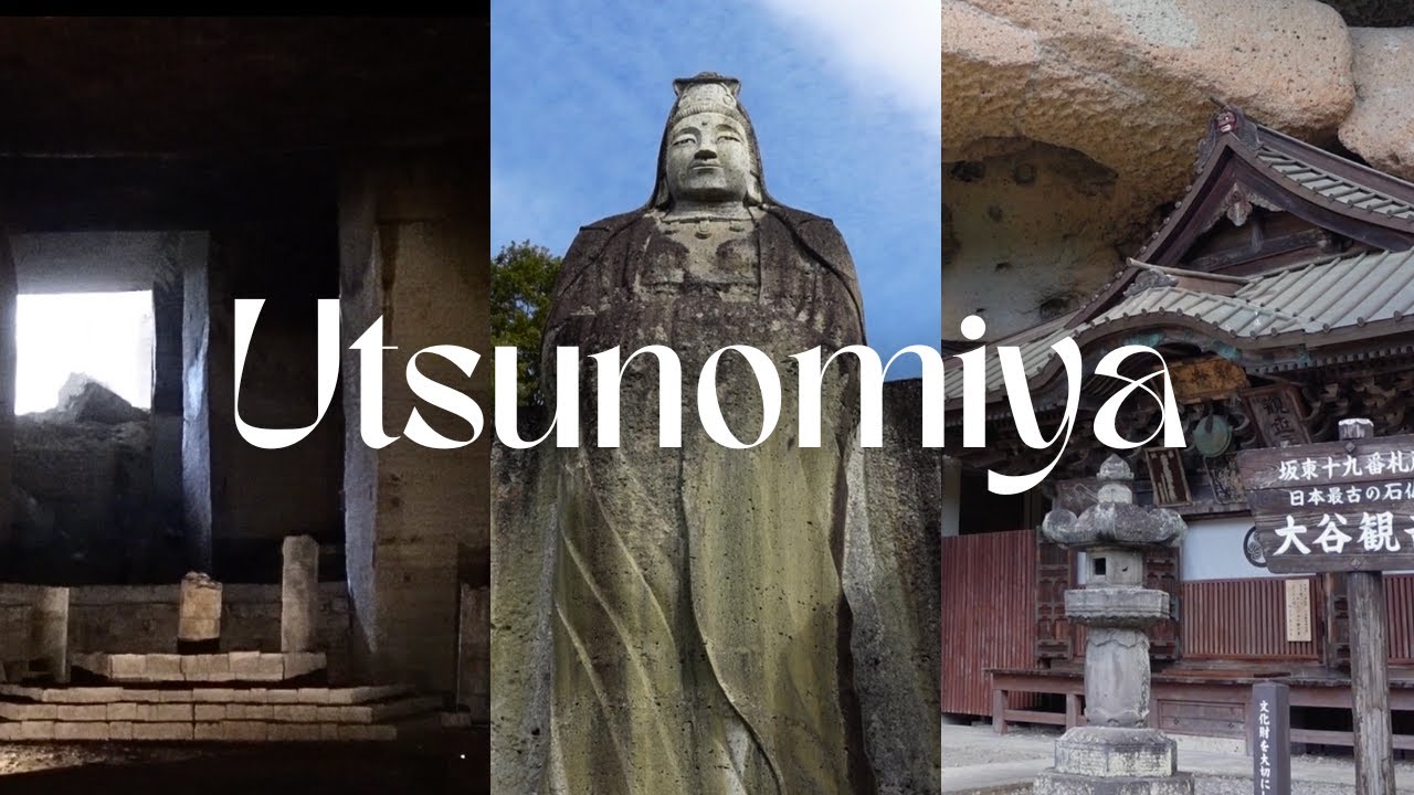 Utsunomiya, Japan | Ooyaji temple, oya mine, Kannon statue