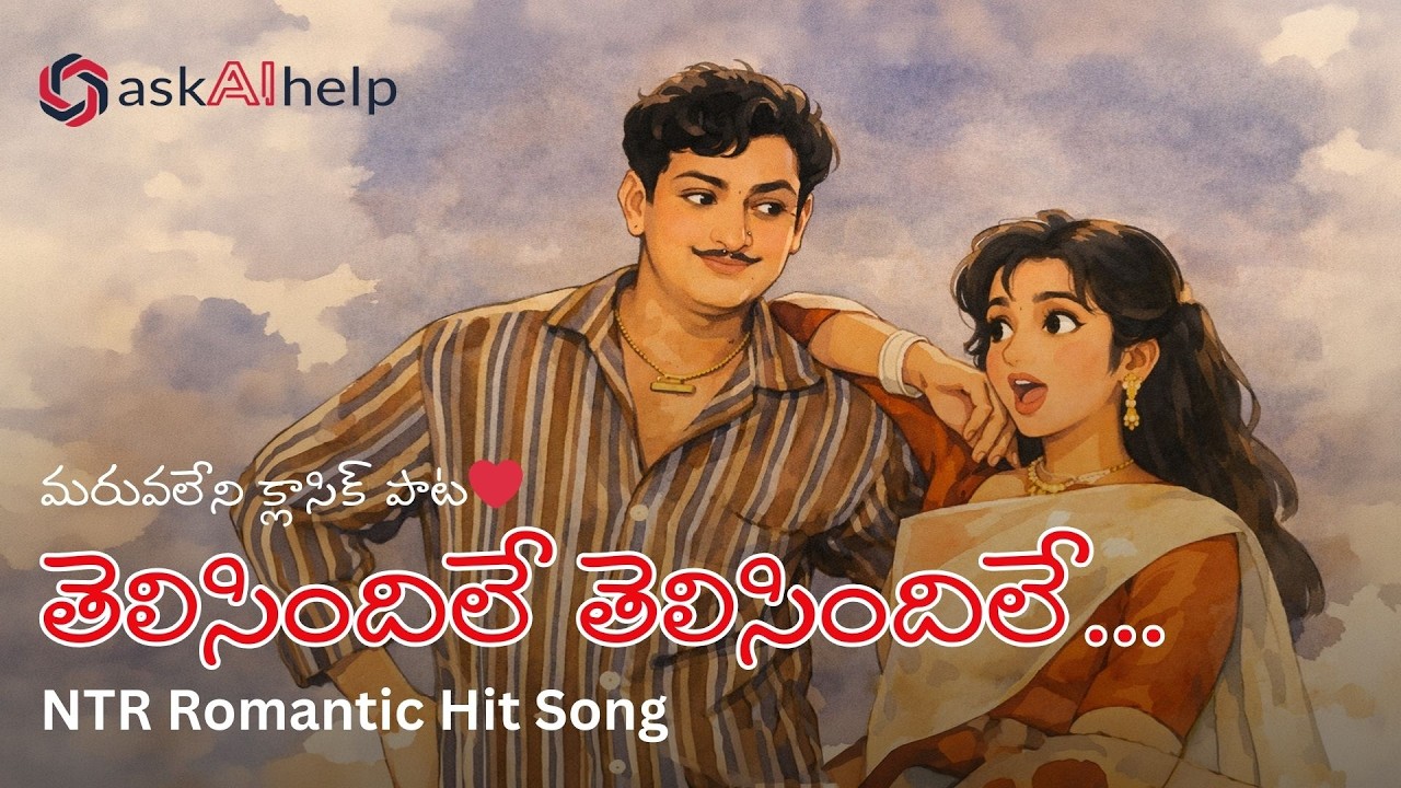 తెలిసిందిలే తెలిసిందిలే | ❤️ NTR Super Hit Song | Ramudu Bheemudu Telugu Classic | #viralvideo