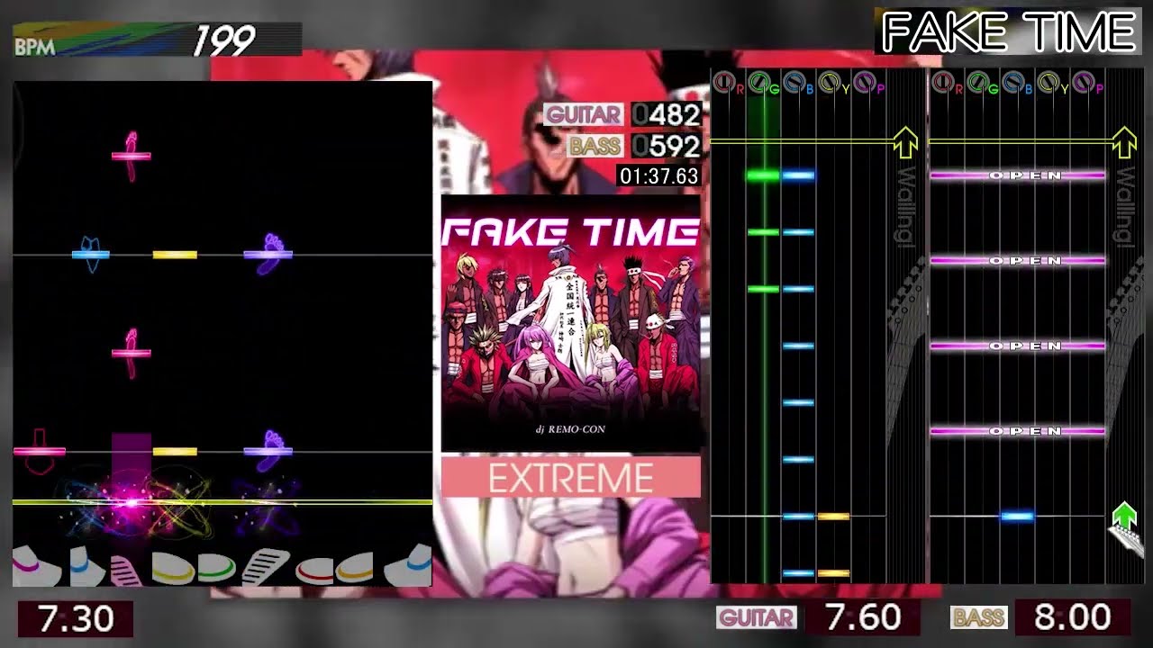GITADORA / FAKE TIME - EXTREME (GITADORA GALAXY WAVE DELTA)