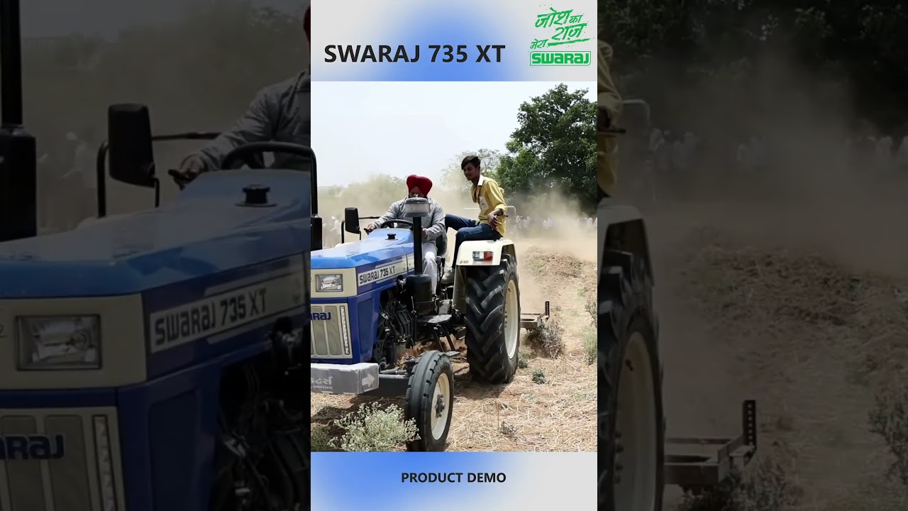 Swaraj 735 XT | Live Field Demo & Farmer Reviews!