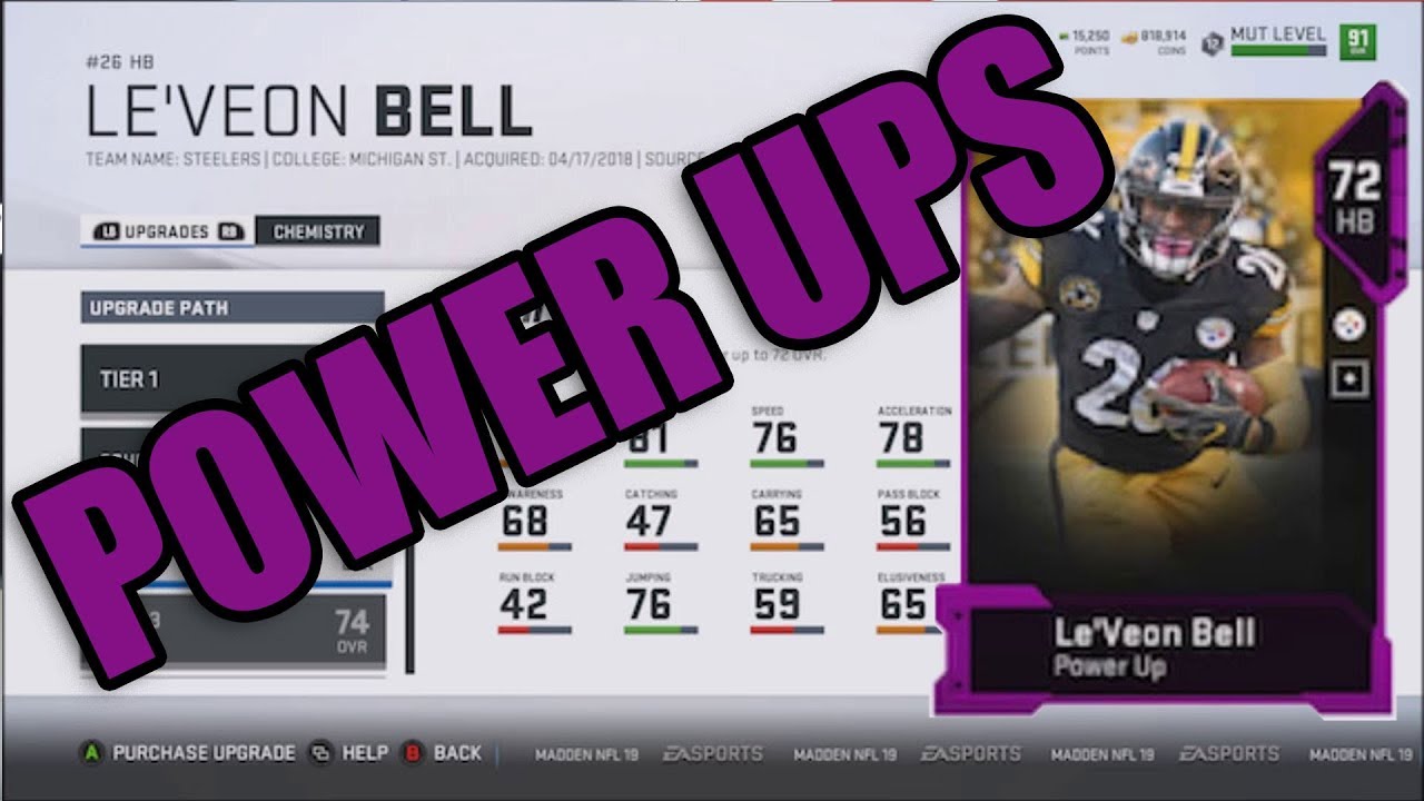 MUST Watch* New Information About Power Ups In Madden Ultimate Team 19 | Training Points & Chemistry