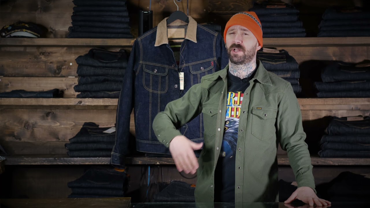 Куртка Iron Heart IH-101J-SR из джинсовой ткани с шерстяной подкладкой плотностью 18 унций