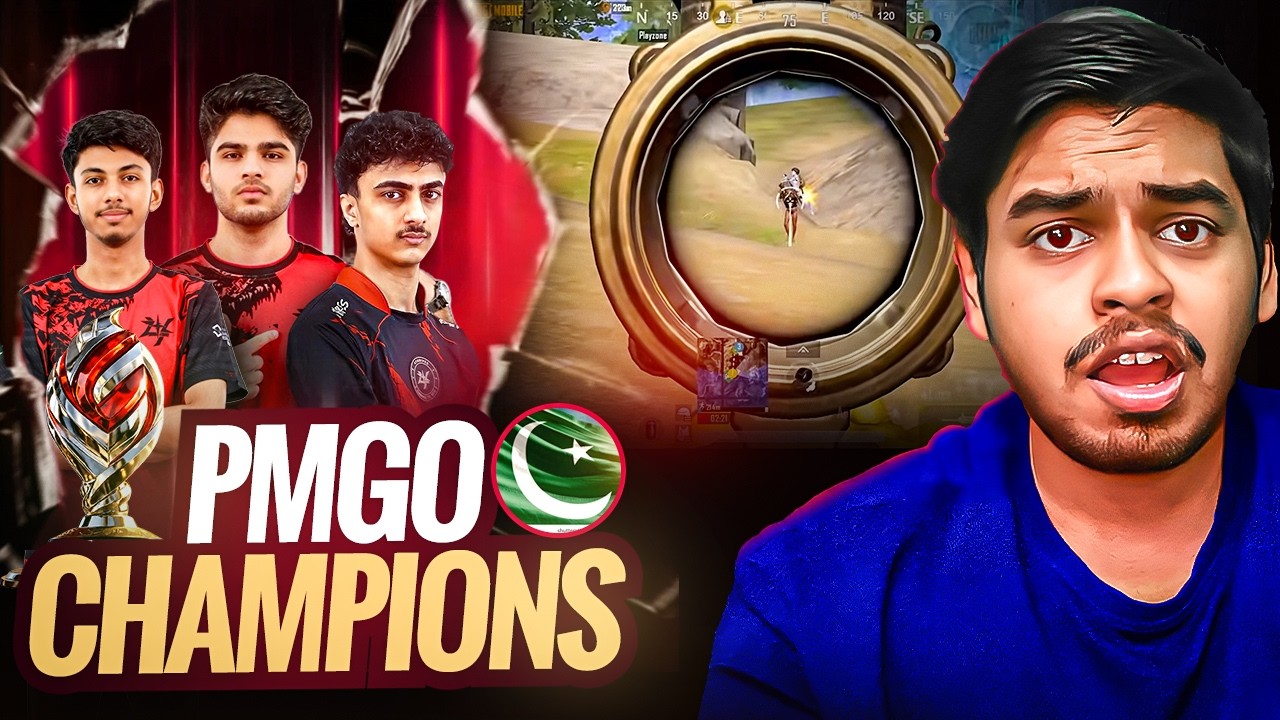 WORLD's RANK 1 PMGO CHAMPIONS PAKISTAN 4T FALAK BEST Moments in PUBG Mobile