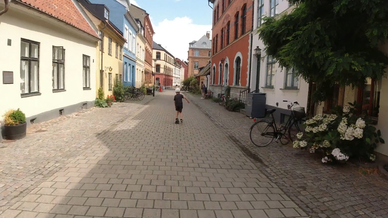 Malm&ouml; 4K Architecture Bike and Walk City Center - Malm&ouml; Live, Stortorget, Gamla V&auml;ster, Lilla Torg