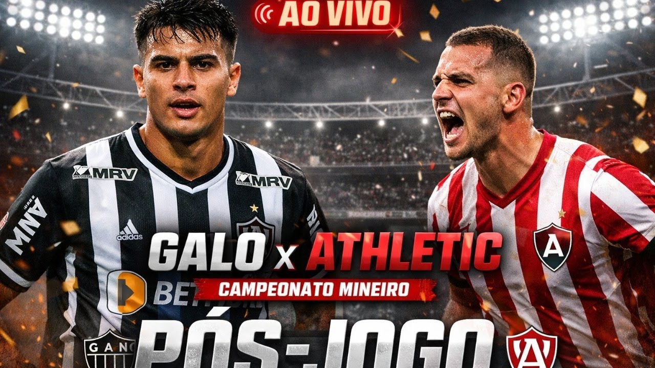 ⚫ PÓS-JOGO AOVIVO EMPATOU JOGANDO MAL GALO 1X1 ATLETIC CAMPEONATO MINEIRO ⚫