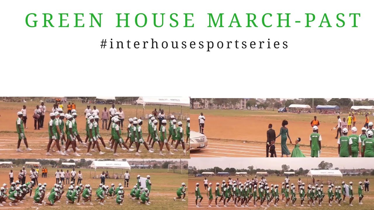 GREEN HOUSE MARCH-PAST &brvbar;&brvbar;&brvbar; Inter-House sport series with Deb Deb