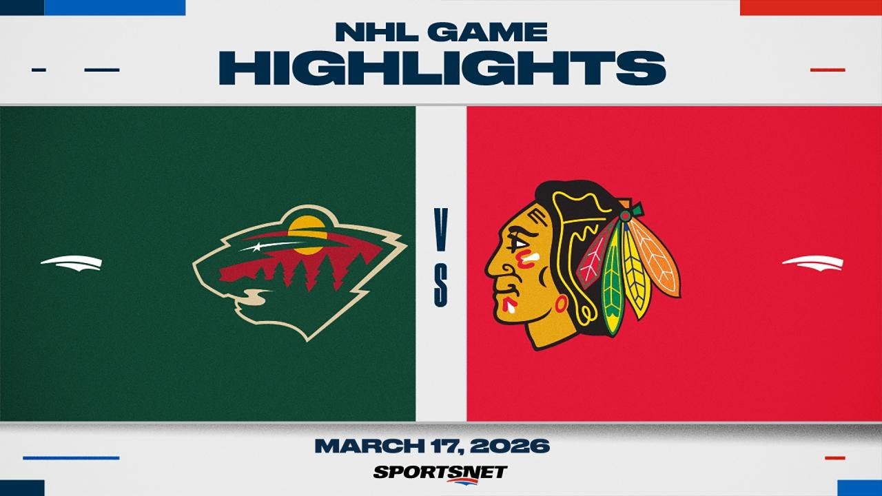NHL Highlights | Wild vs. Blackhawks - March 17, 2026
