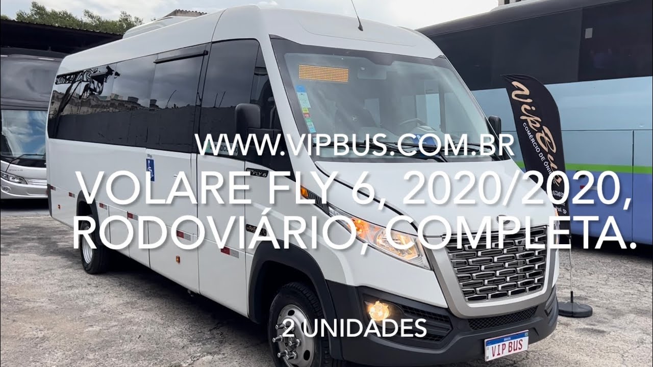Micro &ocirc;nibus / Van Volare Fly 6, executiva, completa, 20 lugares. R$260.000,00 Vip Bus