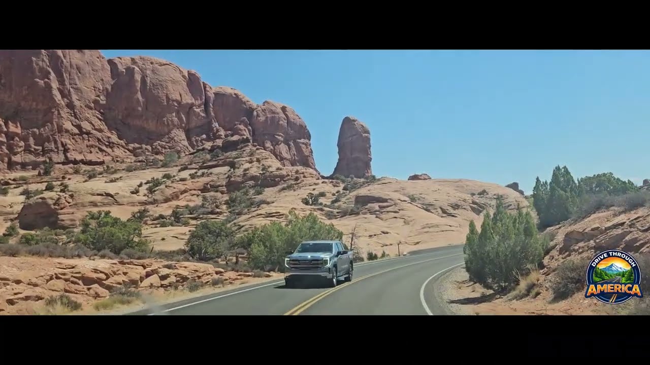 Scenic Drive from Utah to Las Vegas | Rocky Mountain Desert Highway | 4K Relaxing Drive