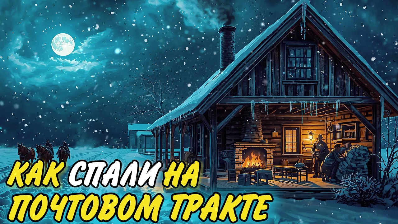 Зимняя ночь на почтовом тракте 18 века: Как ждали рассвет в метель 🌛 Лекция для сна