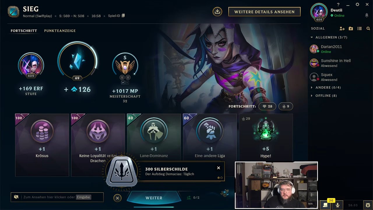 League of Legends | SWIFTPLAY | Jinx | S | w/friends | 18.02.2026 | 8