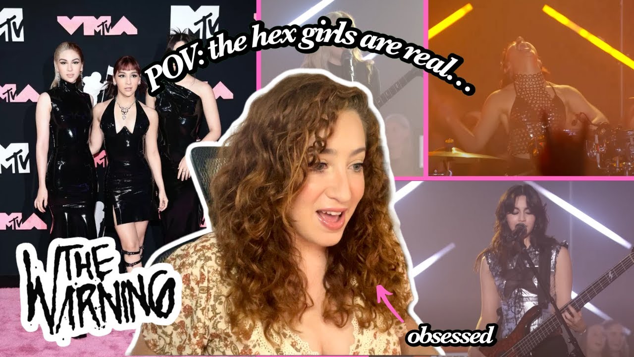 blind reaction to the warning's vmas performance | 3 sisters + hard rock + from Mexico = obsessed