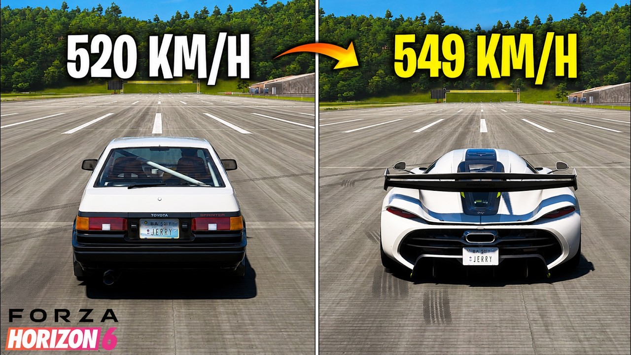TOP 10 Fastest Cars in Forza Horizon 6