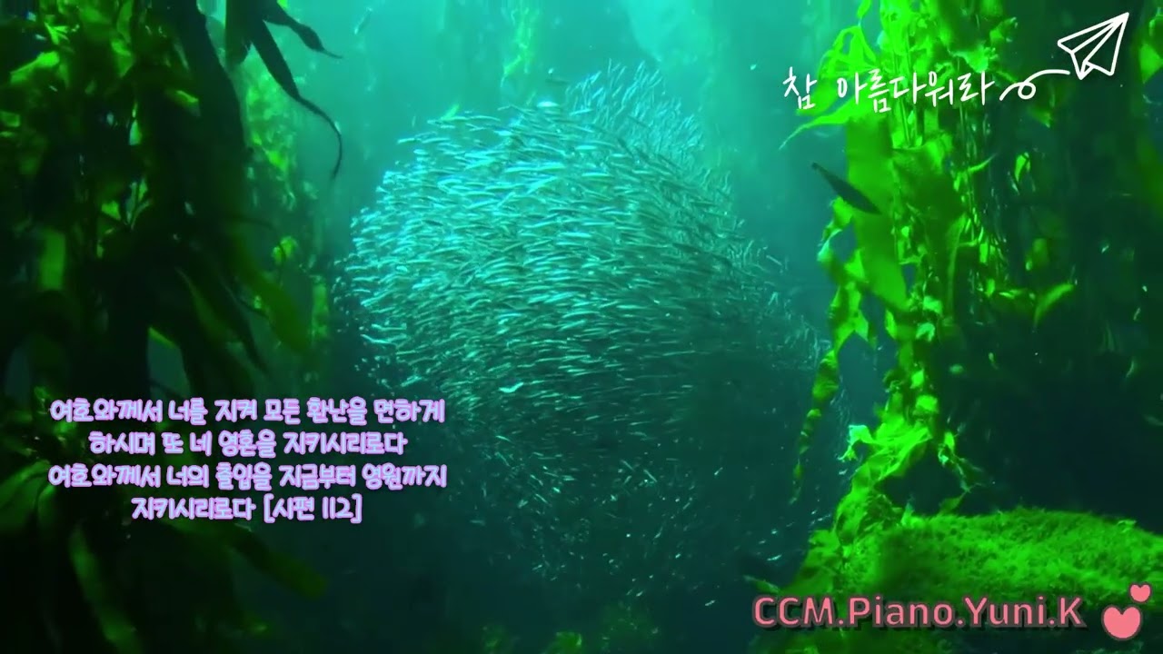 CCM피아노 Yuni.K -말씀의 빛 소망의 멜로디- 1편 [참 아름다워라] #피아노찬양 #ccm반주 #pianoworship #worshipmusic #QT찬양