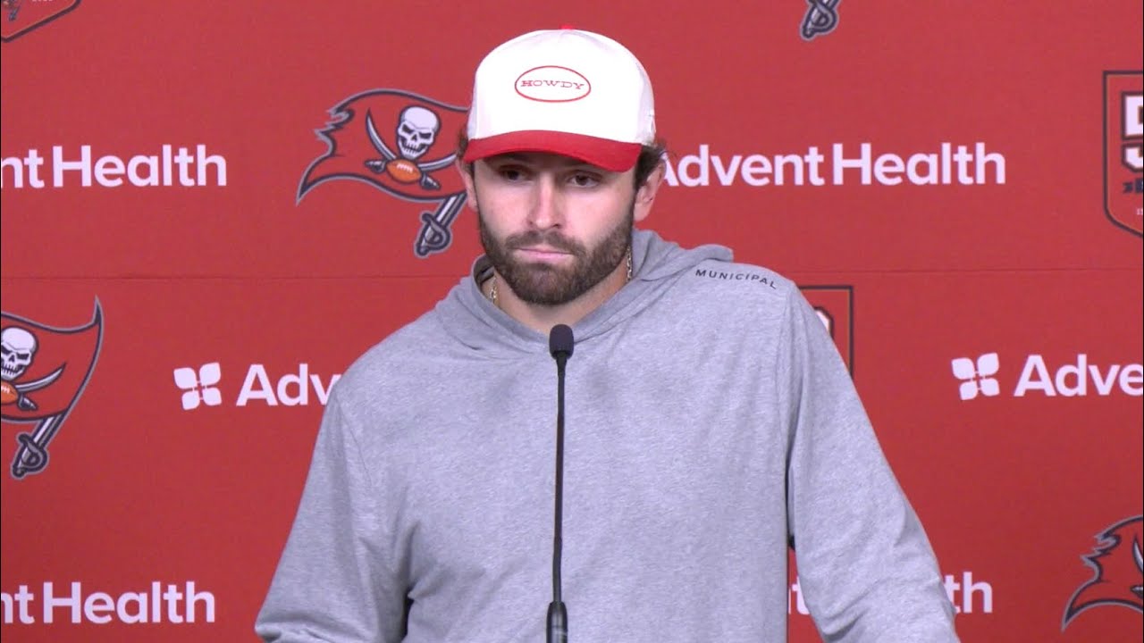 Baker Mayfield Looks Ahead to Monday Night vs. the Lions | Press Conference | Tampa Bay Buccaneers