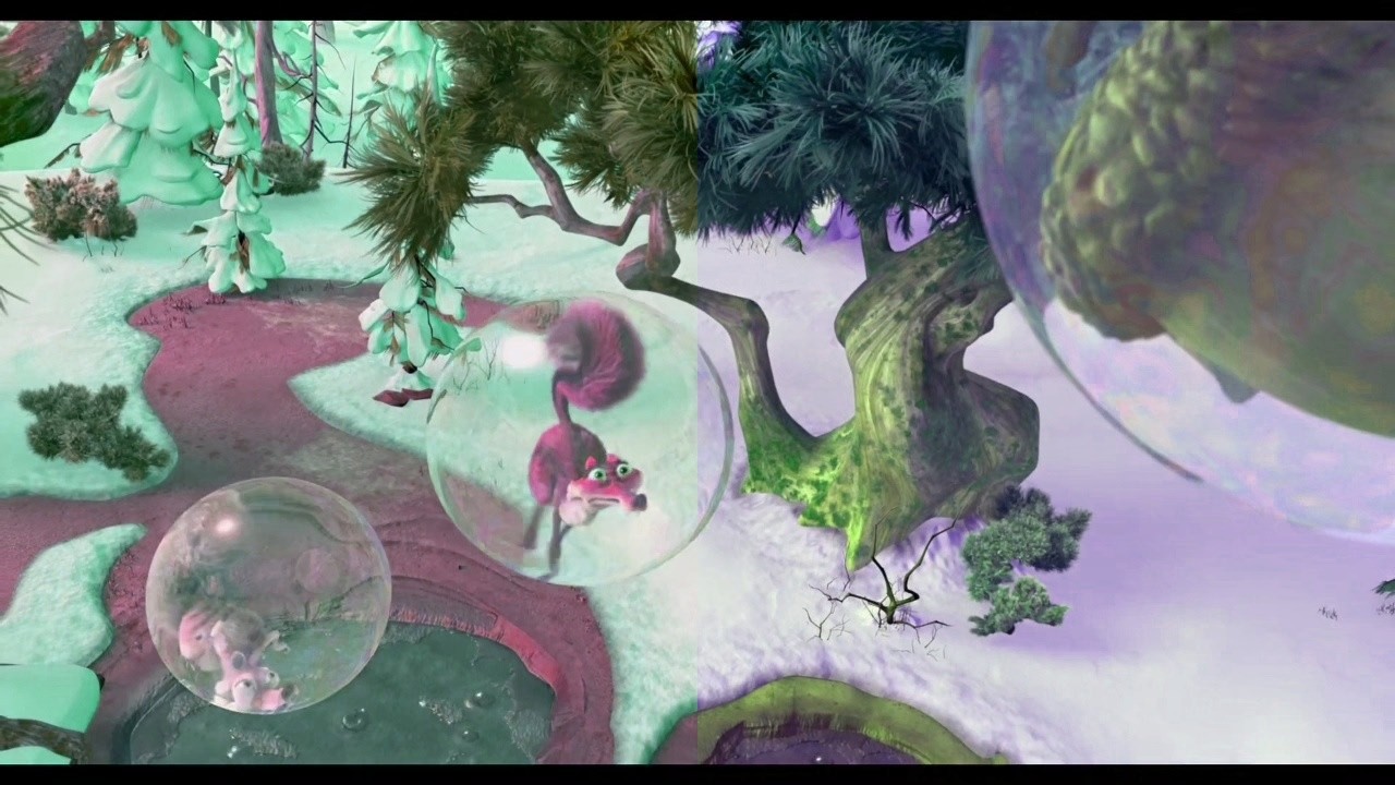 ICE AGE FUNNY SQUIRREL FIGHTING FOR ACORN SPONSORED BY: KLASKY CSUPO 2001 EFFECTS