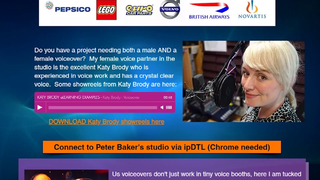 WHAT TO PUT ON YOUR VOICEOVER WEBSITE