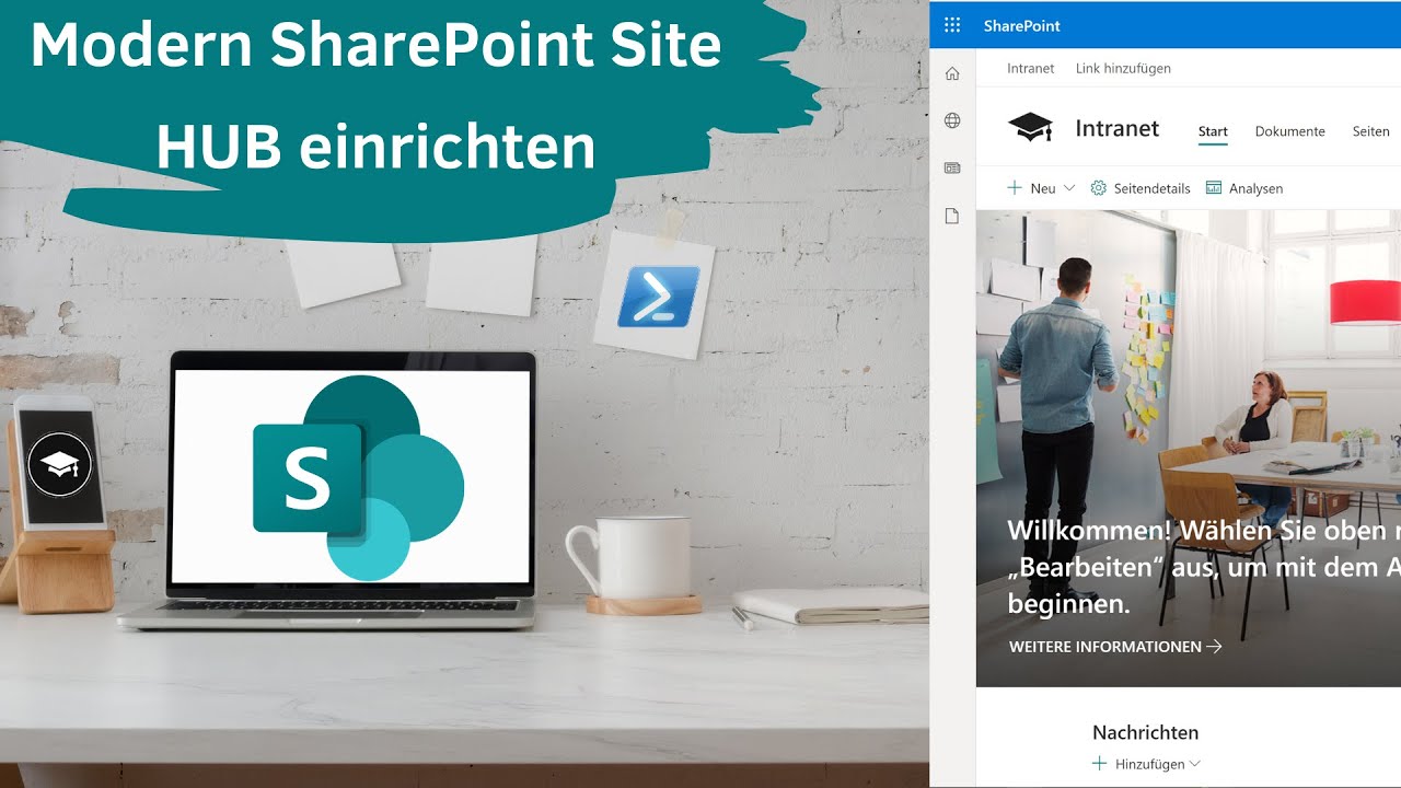 Modern SharePoint Site | 02 SharePoint Hub-Site erstellen