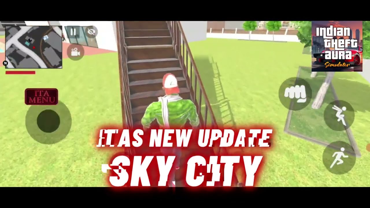 Indian Theft Aura Simulator Sky City Update 😱 | Biggest City Ever | ITAS Mods