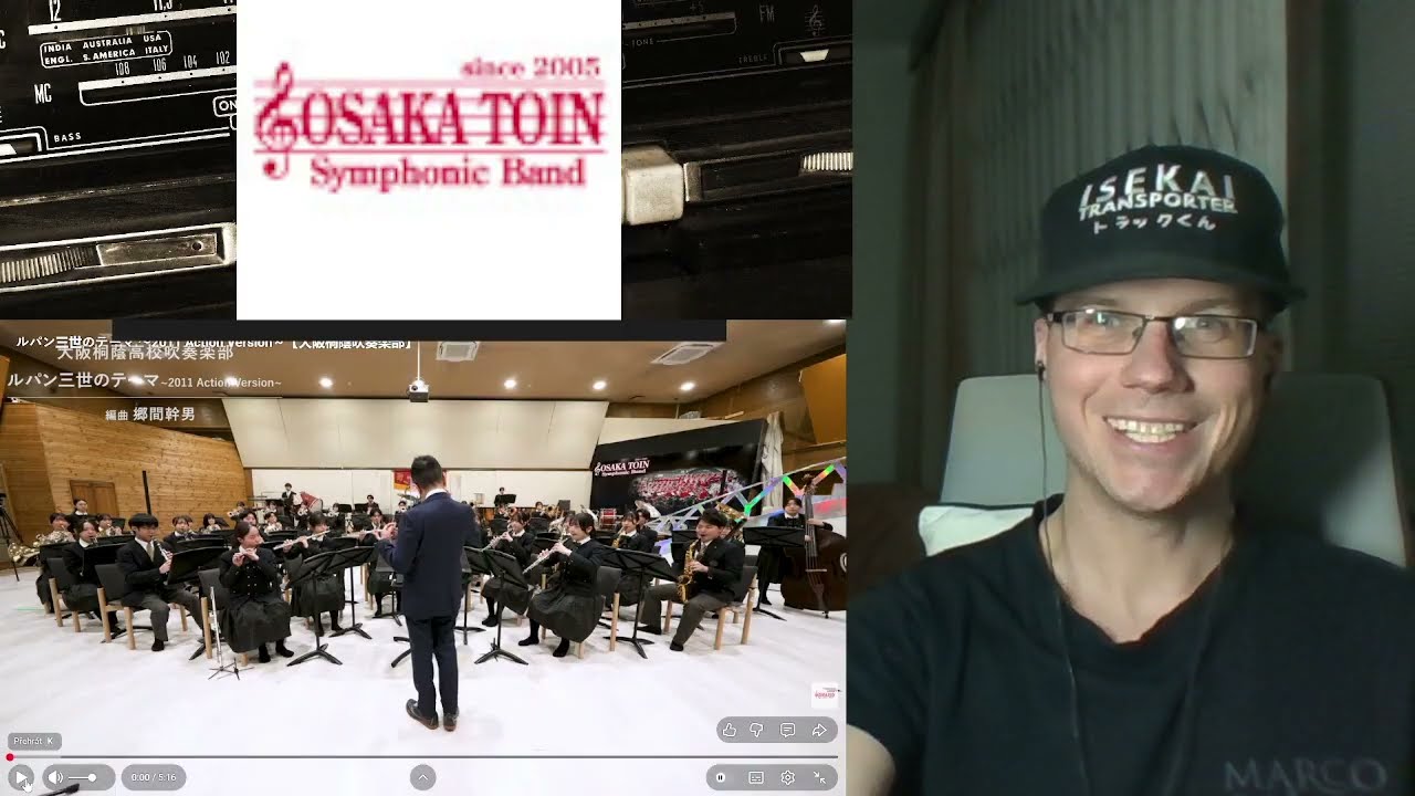 Reaction - Lupin III Theme ~2011 Action Version~ [Osaka Toin Symphonic Band]