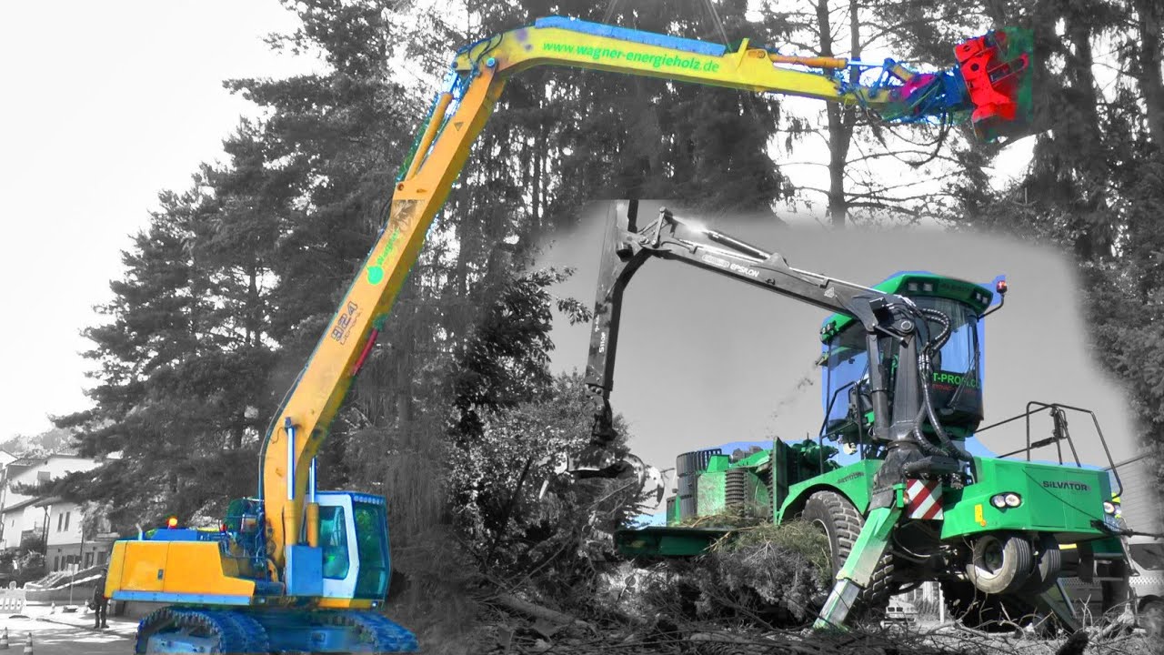 Woodcracker an Liebherr 924 vs Albach Silvator 2000