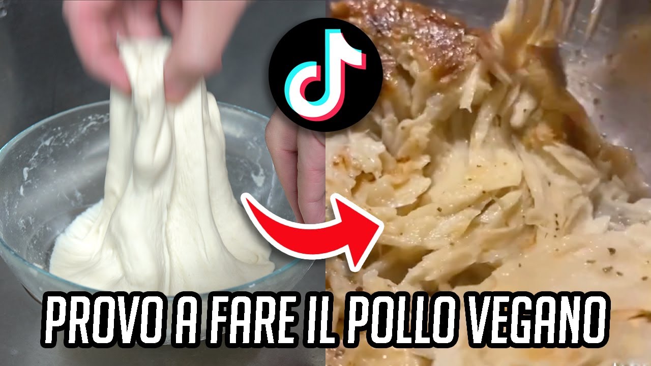 PROVO A FARE IL POLLO VEGANO (SEITAN) VIRALE DI TIK TOK 😱 CON SOLO 2 INGREDIENTI!