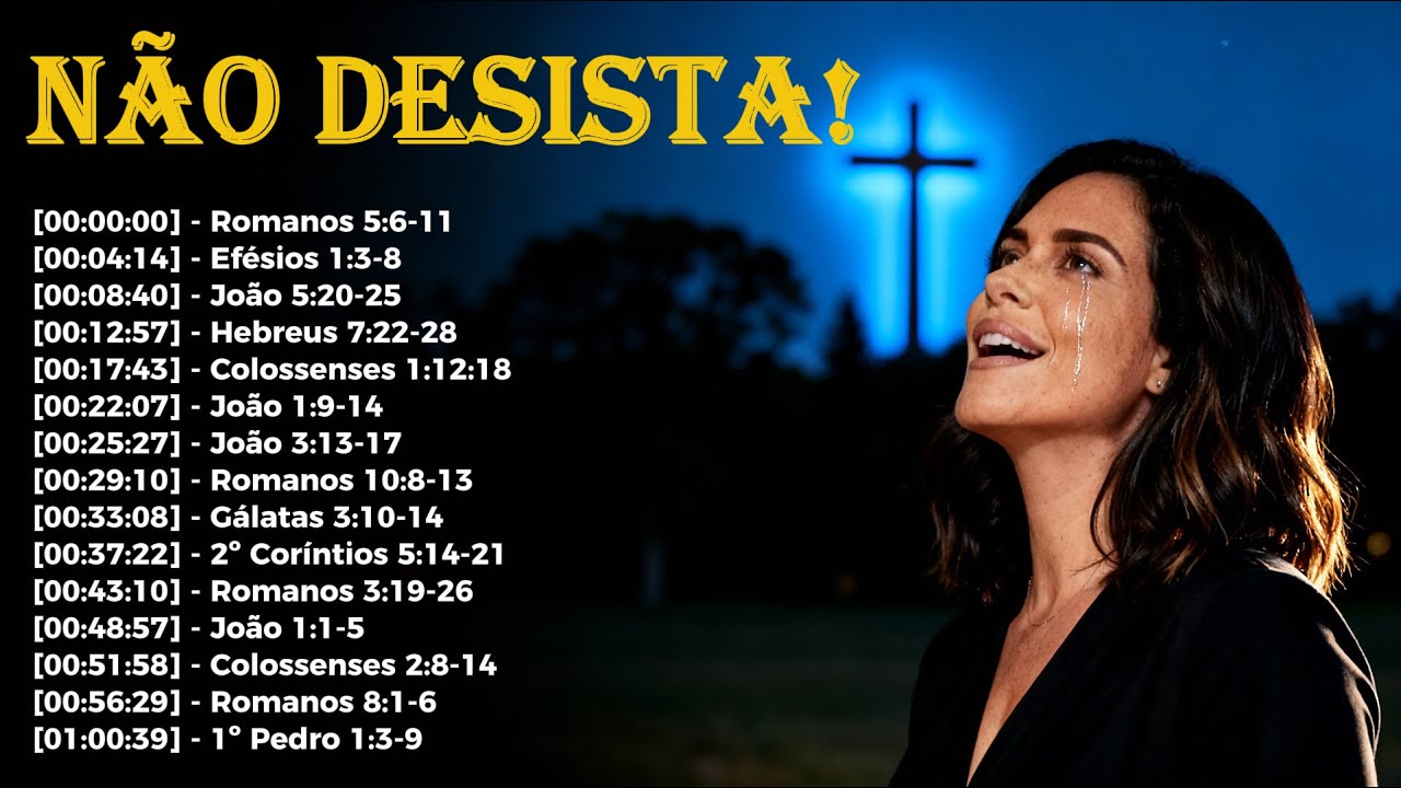 Não desista, Deus está aqui! | Bíblia em Música | Louvor para Oração | Inspirado em Aline Barros