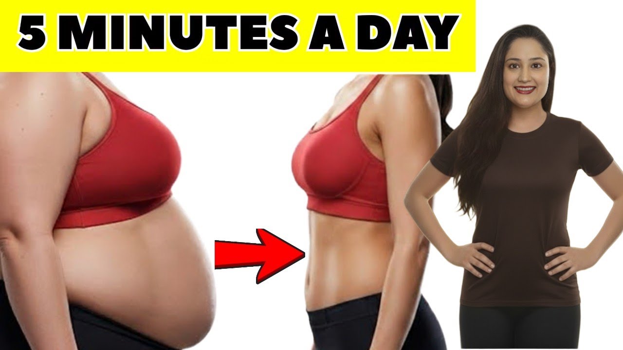 Get A Flat Belly At Home with 1 Simple Exercise 🔥1 Minutes Easy Standing Exercises To Lose Belly Fat