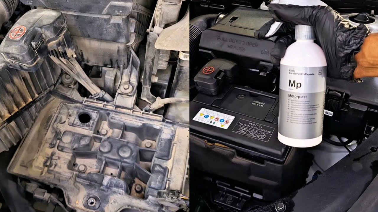 ​🤯 You Won't BELIEVE the Filth! 🧼 DEEP CLEANING a DISGUSTING Car Engine Bay (EASY DIY)