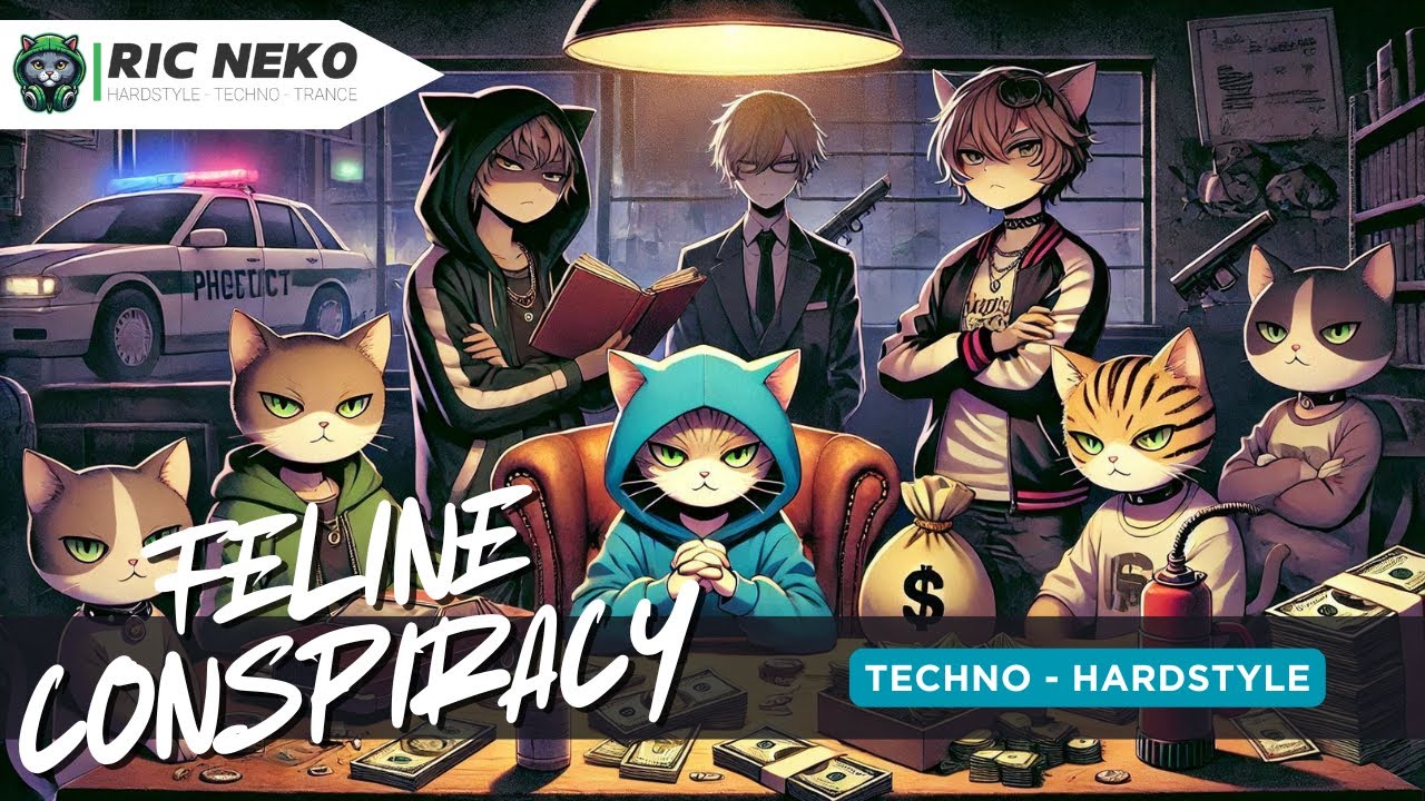 RIC NEKO - Feline Conspiracy 🐾 | Techno x Hardstyle Heist Vibes | Cat Rave Banger