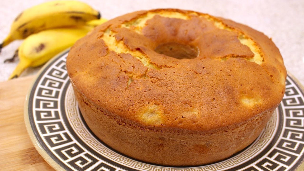 BOLO DE BANANA  MAIS F&Aacute;CIL DO MUNDO - &Eacute; FOFINHO - R&Aacute;PIDO DE FAZER E SUPER GOSTOSO - Isamara Am&acirc;ncio