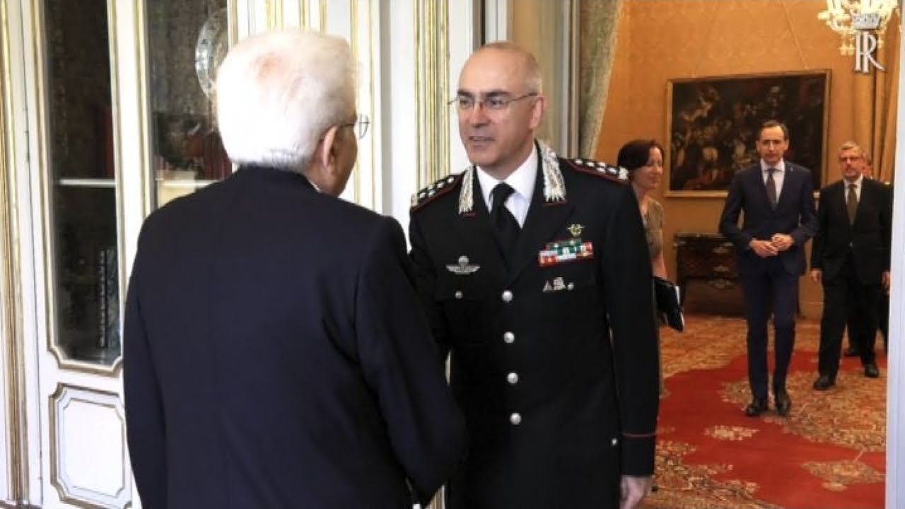 Mattarella riceve l'Arma dei Carabinieri: 