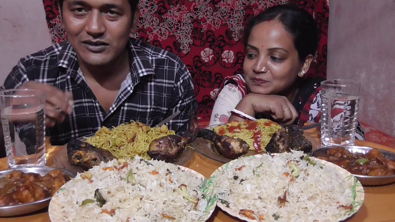 Samrat & Mamata Chinese Special Eating Show | Egg Chicken Noodles | Fish Roast | Chili Chicken