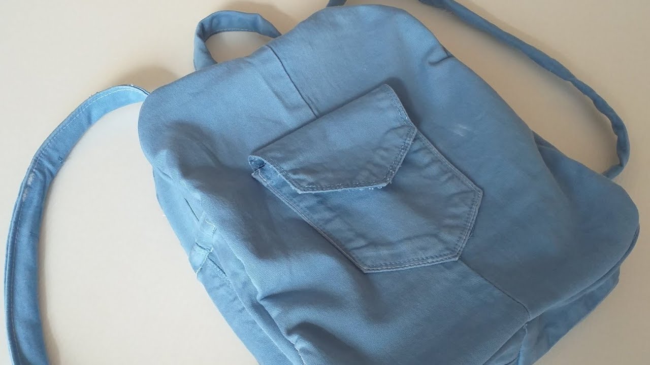 ESKİYEN KOT PANTOLONDAN ÇANTA YAPIMI