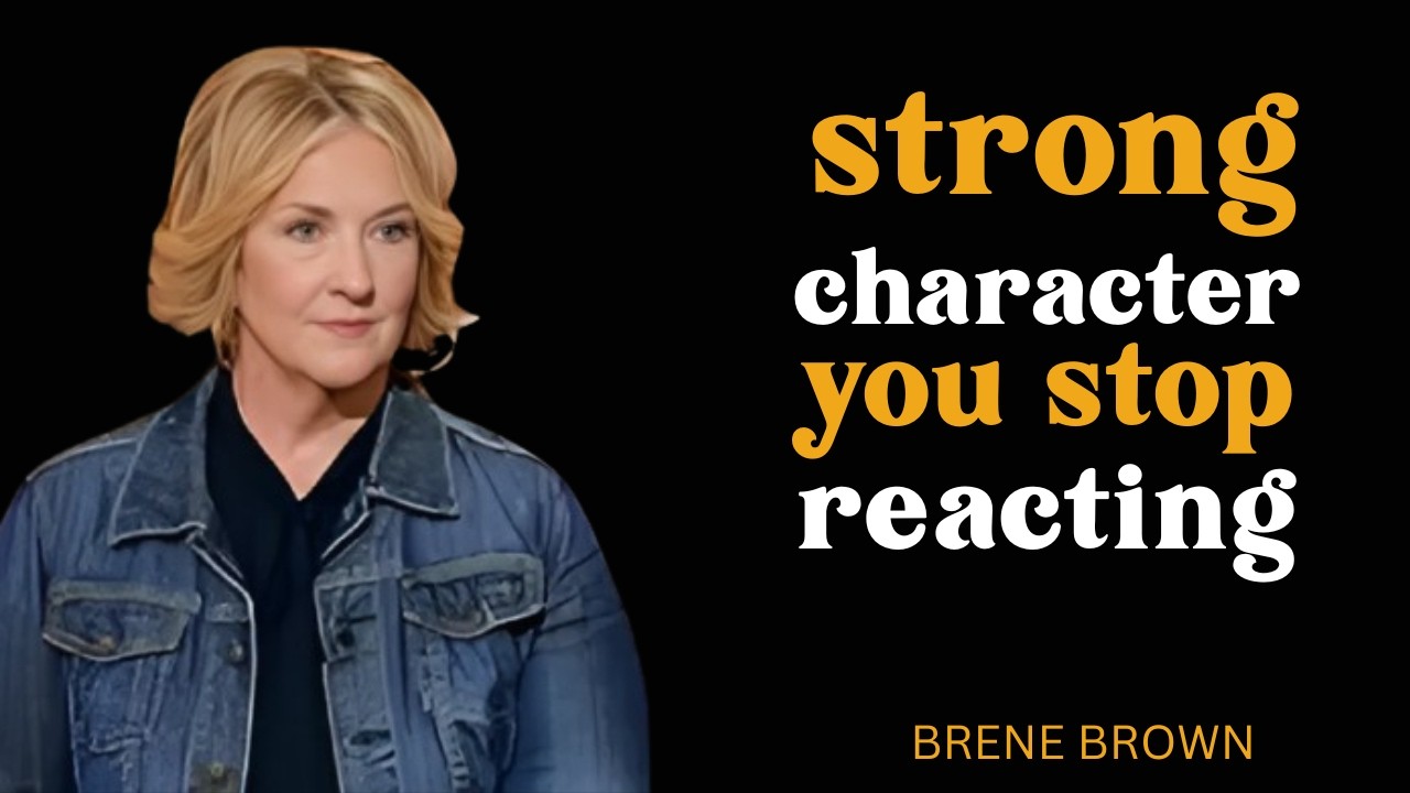 The Power of Not Reacting: Why Silence Is Strength & Their Fear | Bren&eacute; Brown